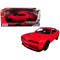 Snag-It 1 isto 24 2018 Dodge Challenger SRT Hellcat Widebody Diecast Model Car - Red SN724574